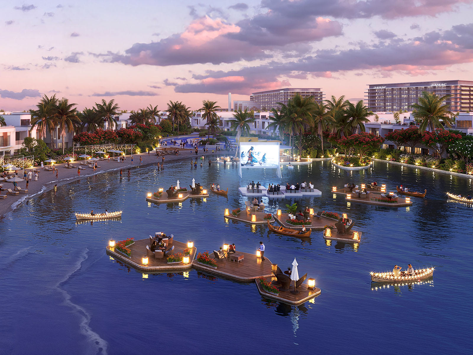 Island restaurant at DAMAC Riverside