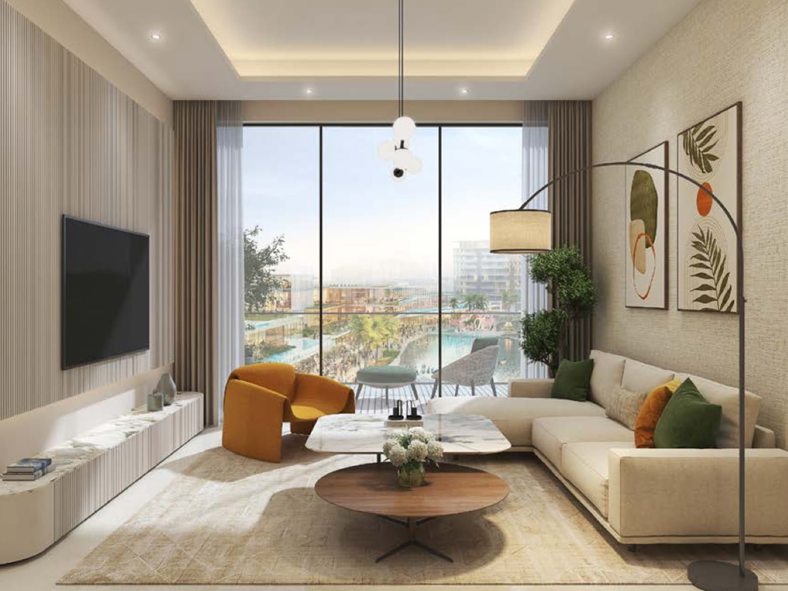 2 bedroom apartment interior at Riverside Views